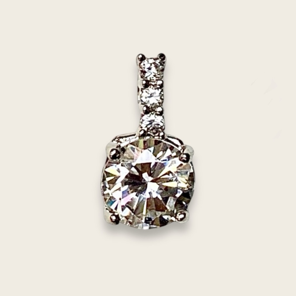 925 Sterling Silver Pendant Round